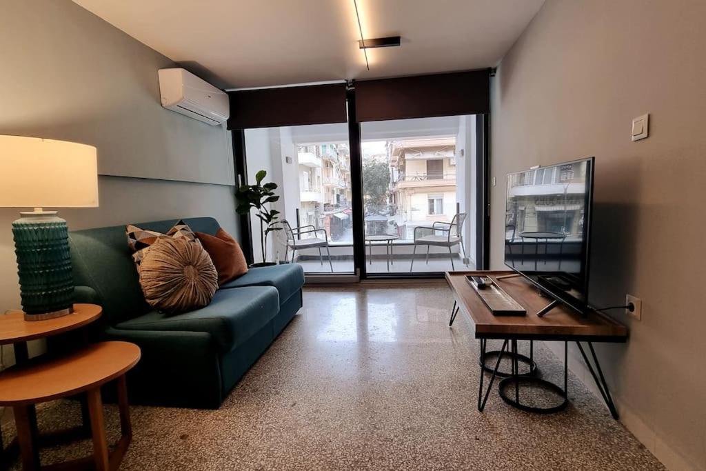 Μπροστά Στη Πλατεία Ναυαρίνου/Τσιμισκη Διαμέρισμα Szaloniki Kültér fotó